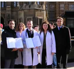students present the petition